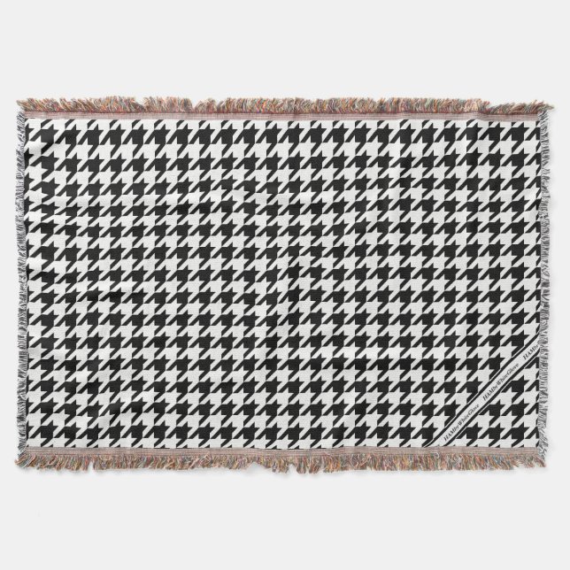 HAMbyWG - Blanket -  Any colour Houndstooth (Front)