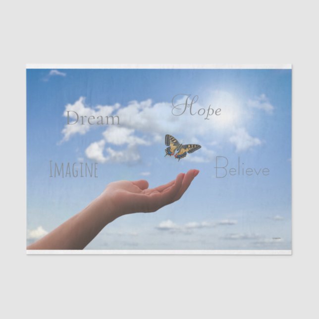 HAMbyWG - Butterfly in Hand Tissue Paper (Front)