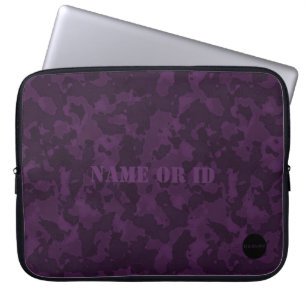 HAMbyWG - Camouflage in Amethyst Purple Laptop Sleeve