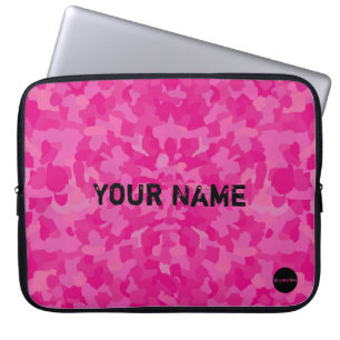 HAMbyWG - Camouflage in Pink Sherbert Laptop Sleeve
