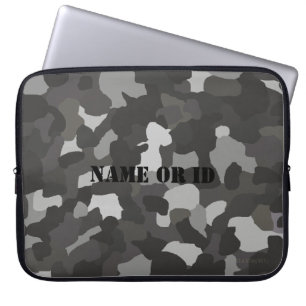 HAMbyWG - Camouflage inspired Pattern in any colou Laptop Sleeve