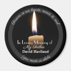 HAMbyWG - Candle Magnet with text