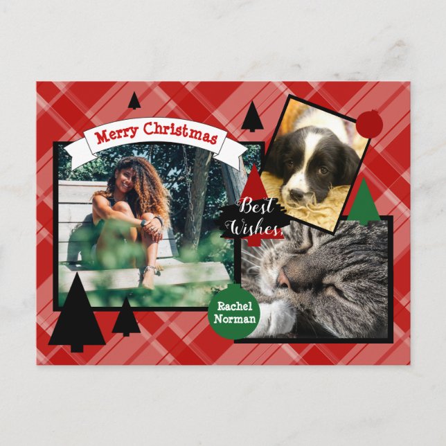 HAMbyWG Candy Cane Christmas Card (Front)