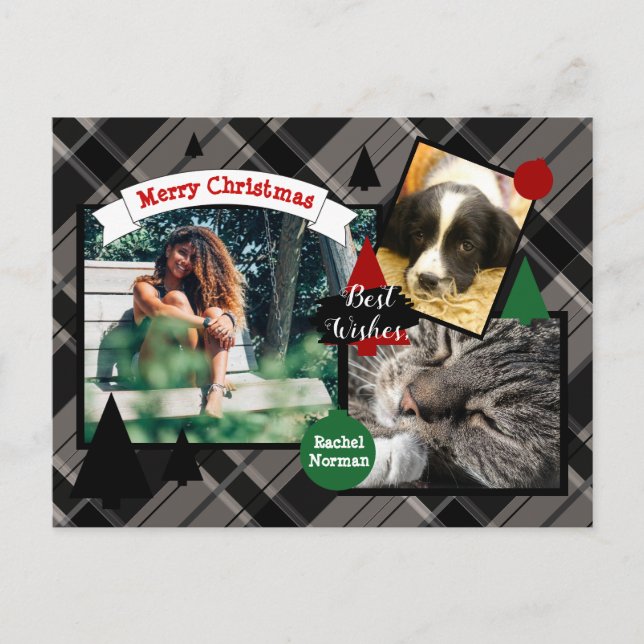 HAMbyWG Candy Cane Christmas Card (Front)