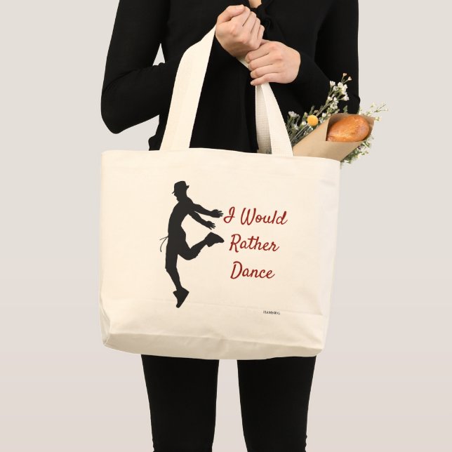 HAMbyWG - Canvas Tote Bag - Male Dancer (Front (Product))