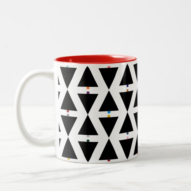 HAMbyWG - Coffee Mug - Christmas Trees (Left)
