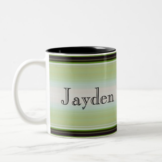 HAMbyWG - Coffee Mug - Green & Black Gradient (Left)