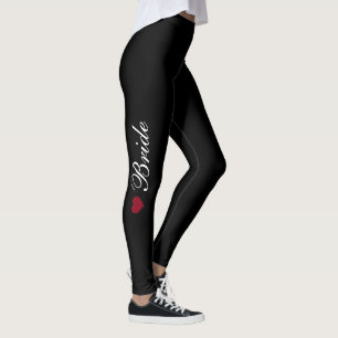 HAMbyWG - Compression Leggings - Bride w/Heart
