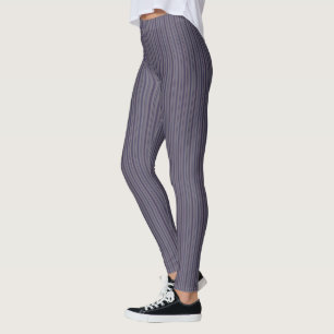 HAMbyWG - Compression Leggings - Purple Stripes
