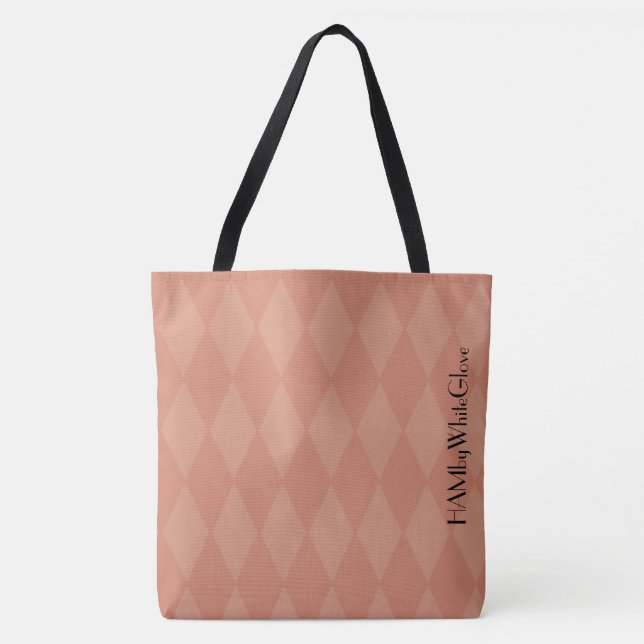 HAMbyWG - Custom Colour Diamond Argyle Tote Bag (Front)