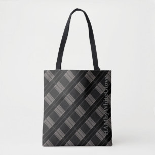 HAMbyWG Custom Plaid Tote Bag