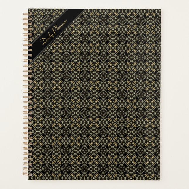 HAMbyWG - Daily Planner -  Gold & Black (Front)