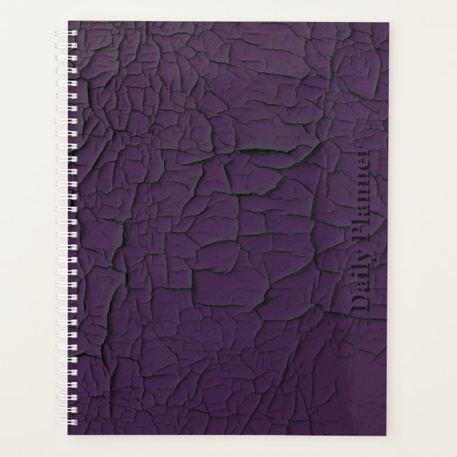 HAMbyWG - Daily Planner - Purple Crackle (Front)