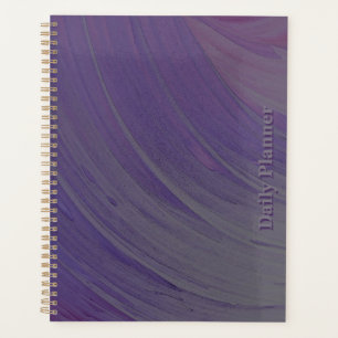 HAMbyWG - Daily Planner - Purple Grey Swirl