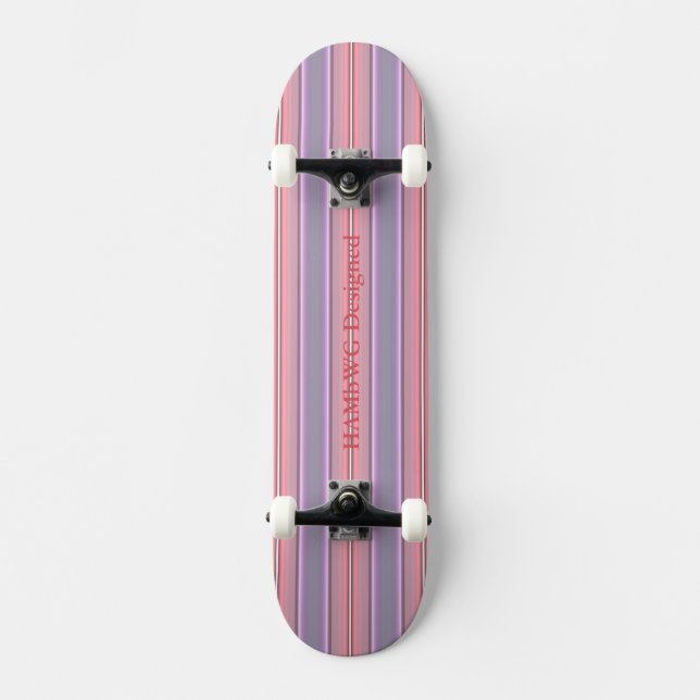 HAMbyWG Designed - Skateboard - Pale Pink Violet (Front)