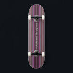 HAMbyWG Designed - Skateboard - Raspberry Stripes<br><div class="desc">HAMbyWG Designed - Skateboard - Raspberry Stripes Gradient</div>