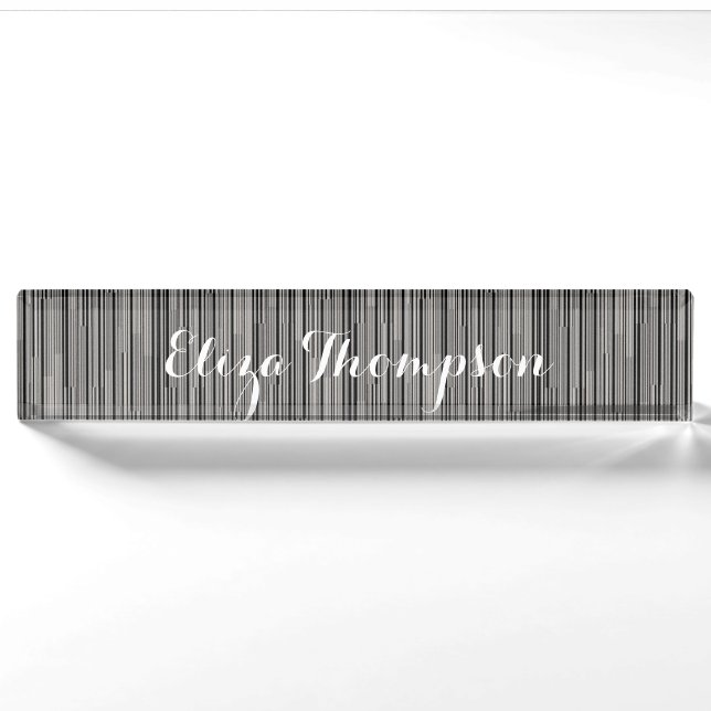 HAMbyWG - Desk Name Plate - Any Colour Gradient (Front)