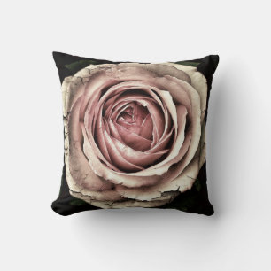 HAMbyWG - Distressed Pale Pink Rose Pillow