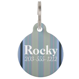 HAMbyWG - Dog Name Tag - Blue Light