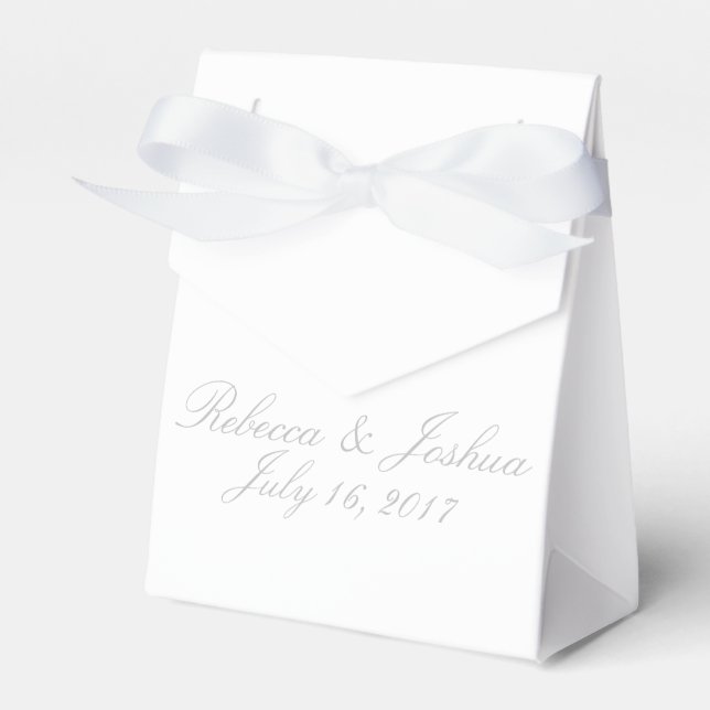 HAMbyWG - Favour Box w/Ribbon & Personalised (Front Side)
