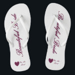 HAMbyWG - Flip-Flops - Beautiful Bride Thongs<br><div class="desc">HAMbyWG - Flip-Flops - Beautiful Bride</div>