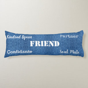 HAMbyWG - Friend Theme, Distressed  Look Body Cushion