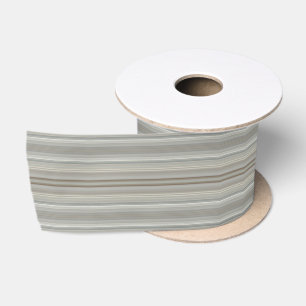 HAMbyWG - Gift Ribbon - Warm Grey Scale Stripe Satin Ribbon