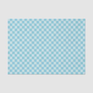 HAMbyWG - Gift Tissue - Aqua-Blue Gingham Paper
