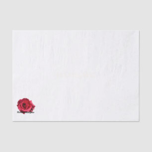 HAMbyWG - Gift Tissue - White w HAMbyWG Rose Logo Paper