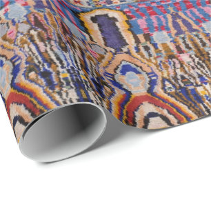 HAMbyWG - Gift Wrap - Blue Brown Aboriginal