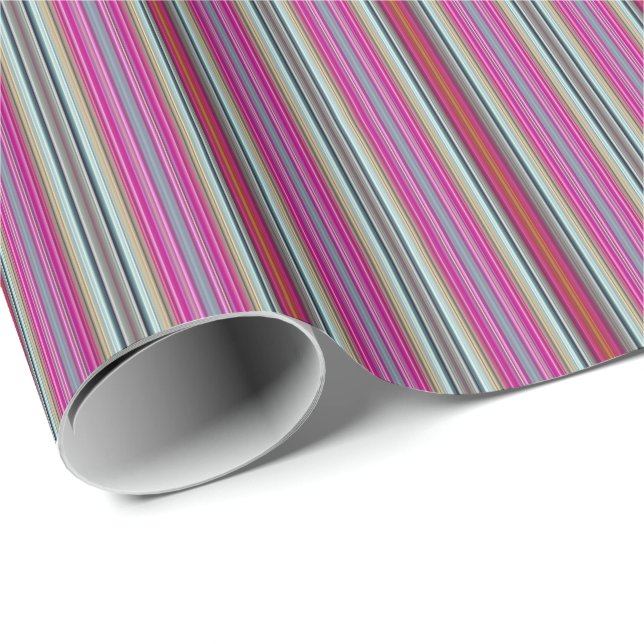 HAMbyWG - Gift Wrap - Christmas Bulb Stripe (Roll Corner)