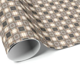 HAMbyWG - Gift Wrap - Pewter Brass Art Deco