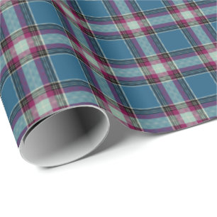 HAMbyWG - Gift Wrap - Teal Cherry Plaid