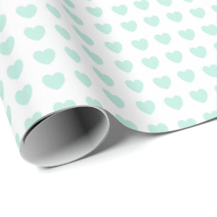 HAMbyWG - Gift Wrap - Tiny Mint Hearts 1