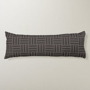 HAMbyWG Grey/Black Weave Design Body Cushion