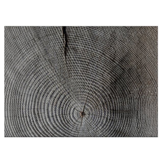 HAMbyWG - Grey Wood - Rustic Cutting Board (Front)