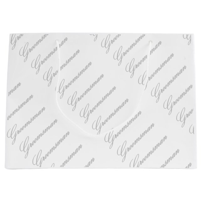 HAMbyWG - Groomsman Gift Bag (Front)