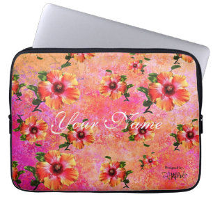 HAMbyWG Hawaiin Hibiscus Laptop Sleeve