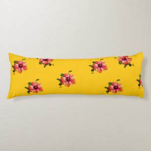 HAMbyWG - Hawaiin Hibiscus Yellow Body Cushion