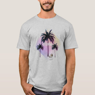 HAMbyWG Hawaiin Themed Palm Trees Men's T-Shirt