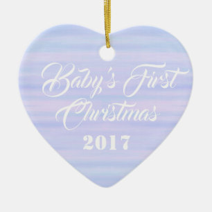 HAMbyWG - Heart Shaped Ornament - Baby's First