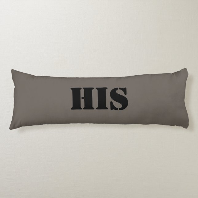HAMbyWG - His & Hers Theme Body Cushion (Front)