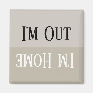 HAMbyWG - I'm Home-I'm Out Magnet