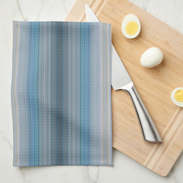 HAMbyWG - Kitchen Towel - Blue Gradient (Quarter Fold)