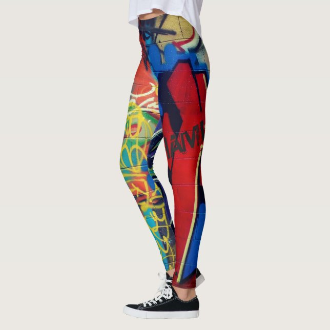 HAMbyWG - Leggings - Graffiti (Left)