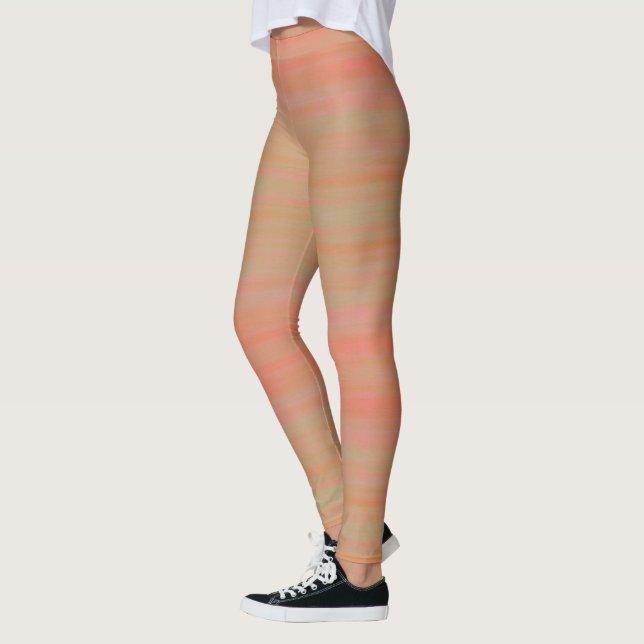 HAMbyWG - Leggings - Peachy Watercolors (Left)