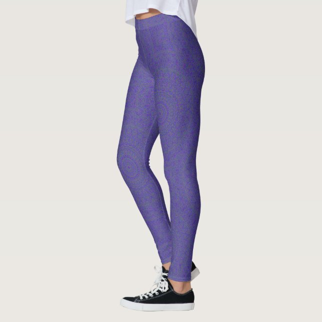 HAMbyWG - Leggings - Purple Bohemian (Left)