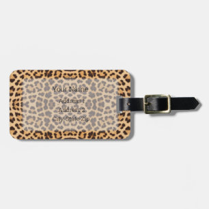 HAMbyWG Leopard Print Luggage or Tag