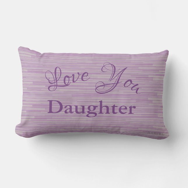 HAMbyWG Lumbar Pillow -Love You (Front)