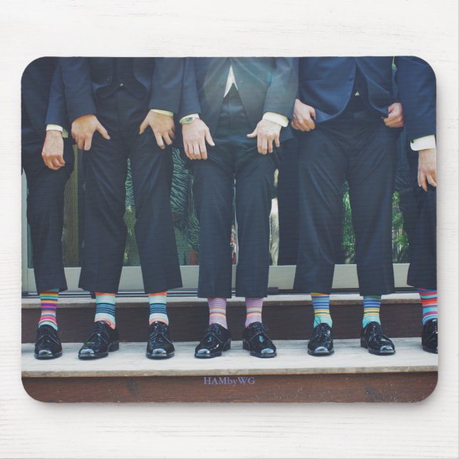 HAMbyWG - Men Showing Socks -Mouse Pad Mouse Pad (Front)